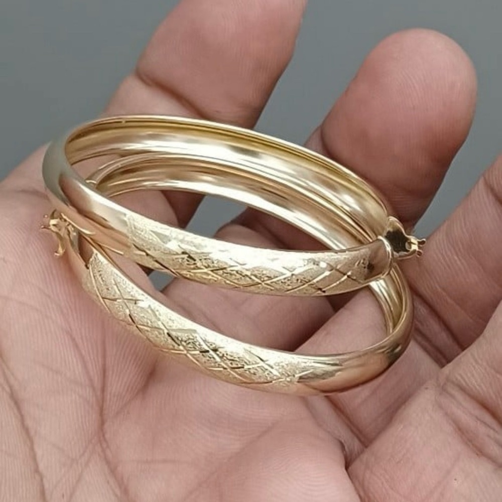 10kt Real Gold Hoop Earring For Women